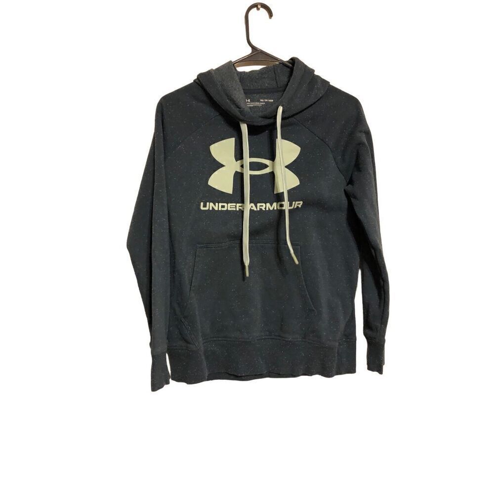 Women’s Speckled Blue Under Armour Hoodie Size Extra Small (XS)